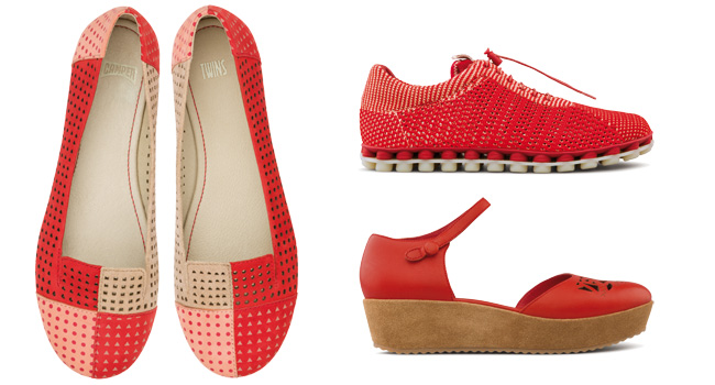 Lleva el color del amor en cada paso con los Zapatos CAMPER www.camper.com/es