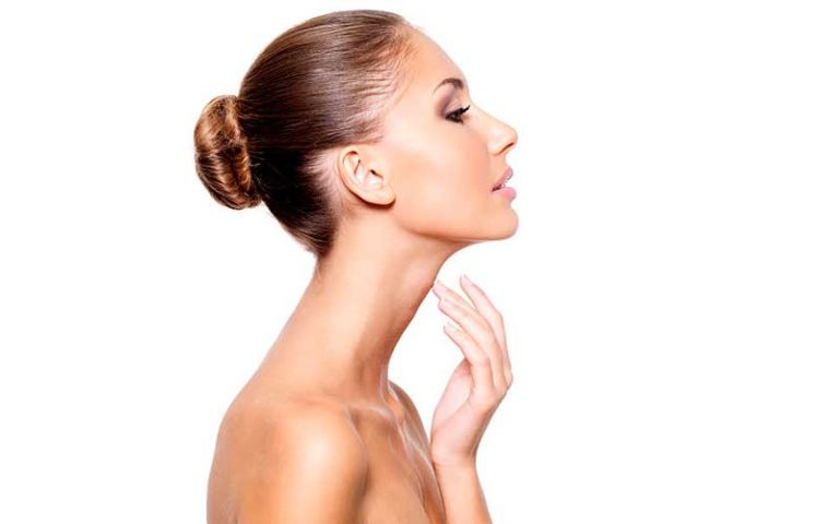 Perfil griego de mujer