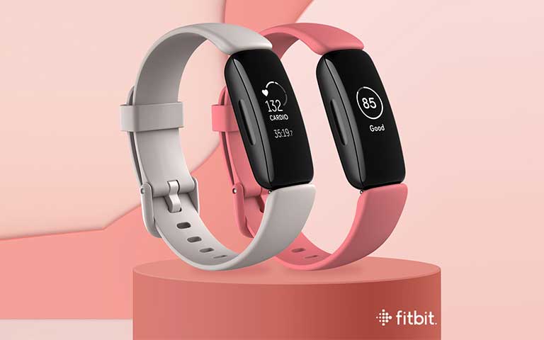 Fitbit Inspire 2 (negro, rosa pomelo y blanco marfil)