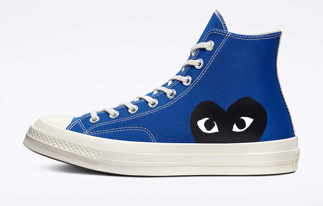 colaboración icónica entre Converse y Comme des Garçons PLAY