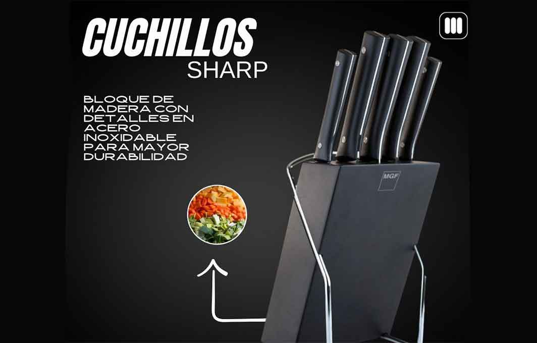 Cuchillos Sharp de Magefesa: la combinación ideal de diseño y funcionalidad en la cocina